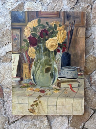 Quadro vaso con fiori - con, fiori-